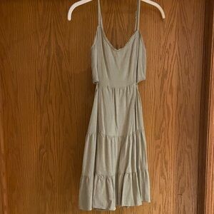 Altar'd State Sage Green Mini Dress